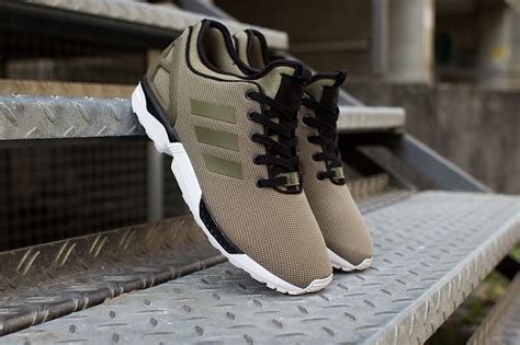 adidas zx flux khaki grün|adidas Originals Women's ZX Flux Running Shoe .